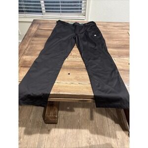 BMW Golfsport Black Golf Rain Pants Mens SmallGreen accent